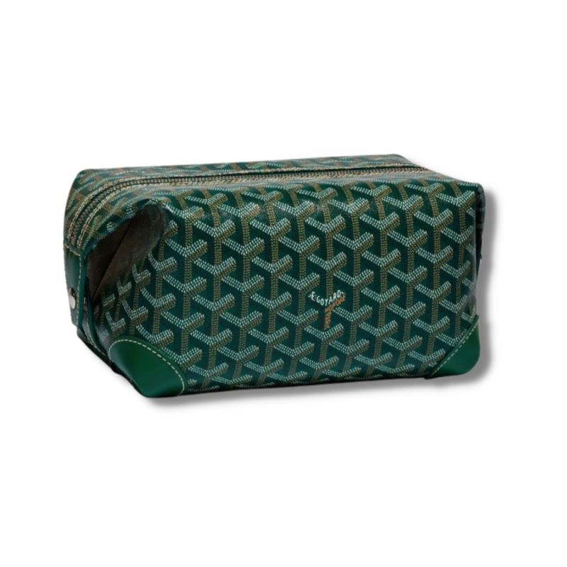 Goyard Bowling 25 Toiletry Bag Green/Yellow For Women‎ 9.4in/24cm BOWLIN025TY01CL03P