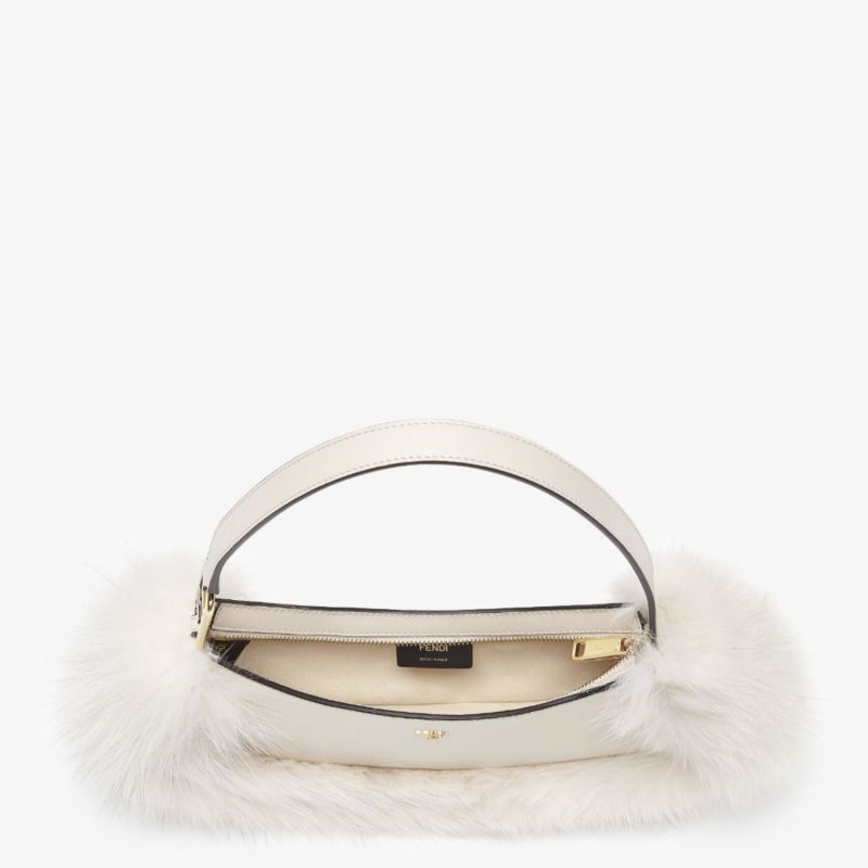 Fendi O’Lock Swing White For Women 32 cm/ 12.6 in – 8BS068ALS9F1IVS