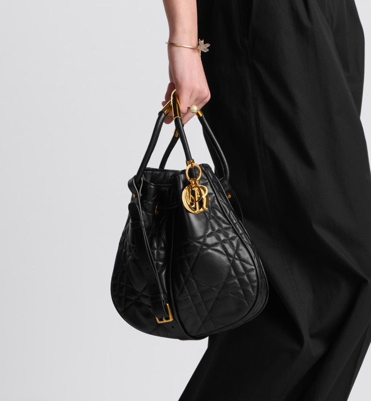 Dior Medium Nolita Bag Black For Women 10,5in/27cm M2312UNJJ_M900