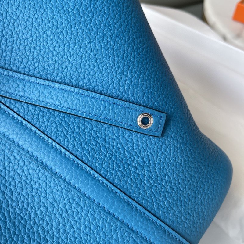 Hermes Picotin Lock 18 Bag Blue For Women, Women’s Handbags 7.1in/18cm