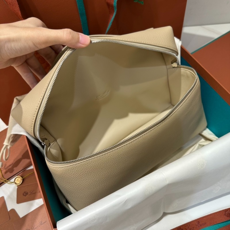 [True-to-ORIGINAL]Loro Piana Extra Pocket L27 Bag Whisper Beige For Women 10.6in/27cm FAN4043 1615