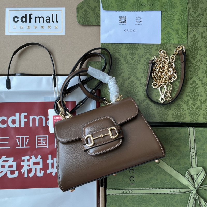 Gucci Ophidia Gucci Horsebit 1955 Mini Bag Brown For Women, Women’s Bags 8.6in/22cm GG 703848 AAA7G 2361