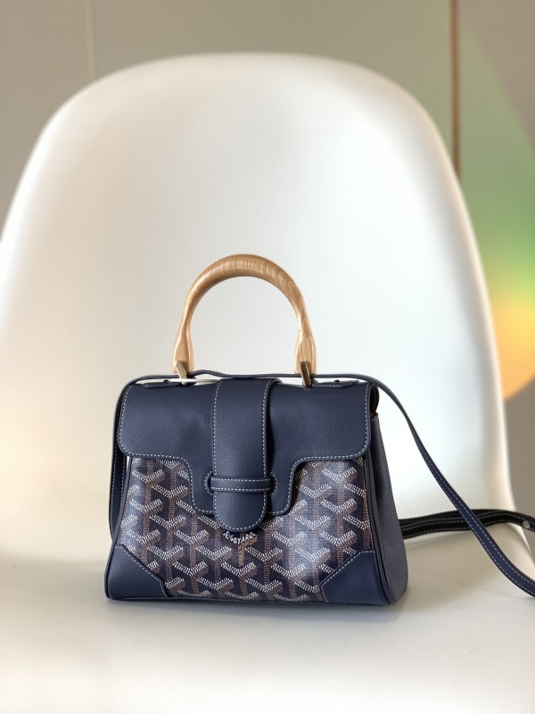 Goyard Saïgon Souple Mini Bag Navy Blue For Women‎ 7.9in/20cm SAIGONMINTY12CL12P