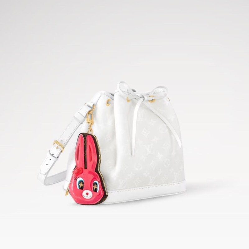 Louis Vuitton Petit Noé Bucket Bag White For Women M11297 10.6inch/27cm