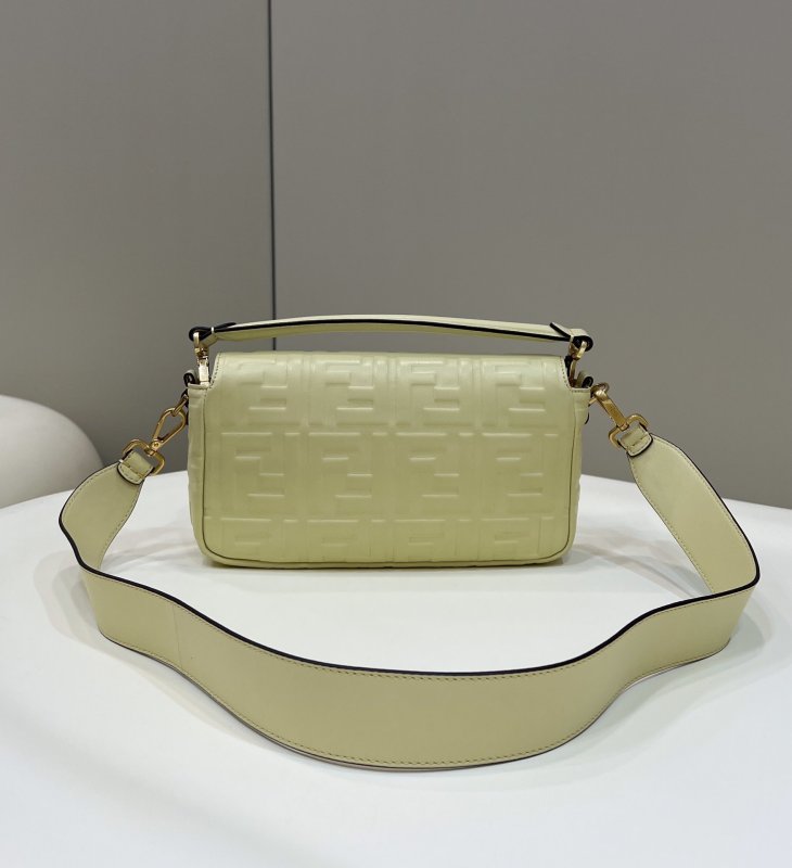 Fendi Baguette Khaki For Women, Women’s Handbags, Shoulder And Crossbody Bags 10.6in/27cm FF 8BR600