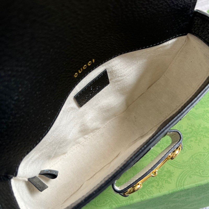 Gucci x Adidas Horsebit 1955 Mini Bag Black For Women, Women’s Bags 8.1in/21cm GG 658574 U3ZDG 8726