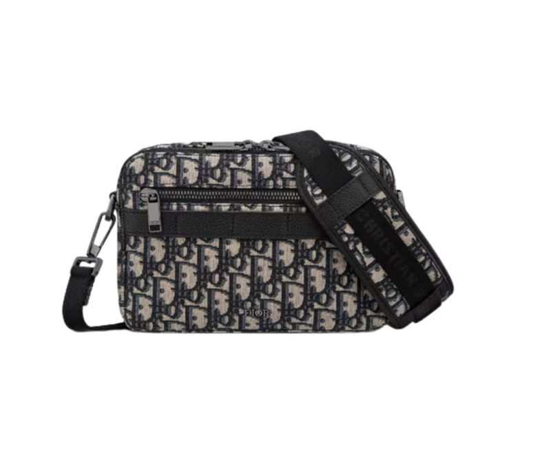 Dior Safari Messenger Bag Black For Women 8.5in/22cm 1ESPO206YKY_H27E