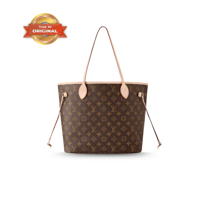 [True-to-ORIGINAL] Louis Vuitton Neverfull MM Tote Bag Monogram Canvas Brown For Women 12.6in/32cm LV M40995
