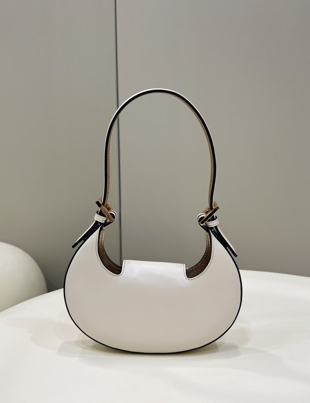 Fendi Cookie White For Women, Women’s Handbags, Shoulder Bags 7.4in/19cm FF 8BS065AAIWF0K7E