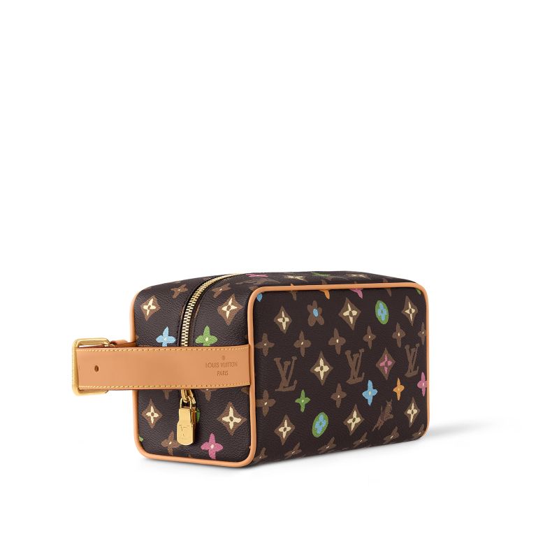 Louis Vuitton Locker Dopp Kit Brown 9.1 Inches/ 23 Cm M47069