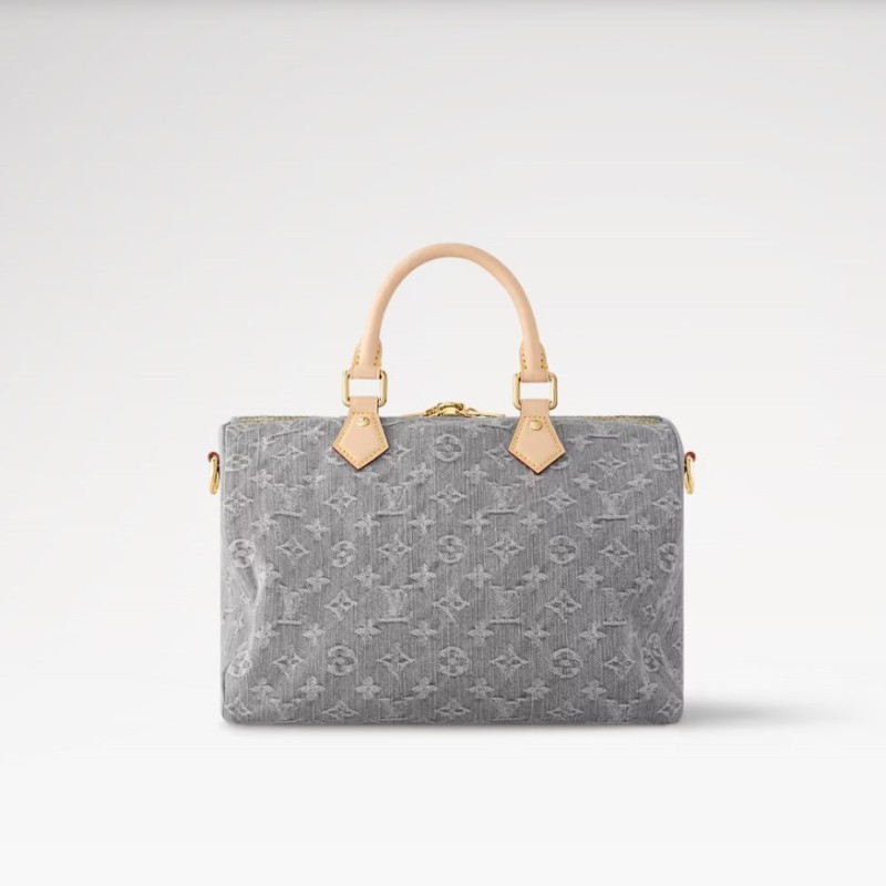Louis Vuitton Speedy Soft 30 Washed Gray For Women 11.8in/30cm M13344