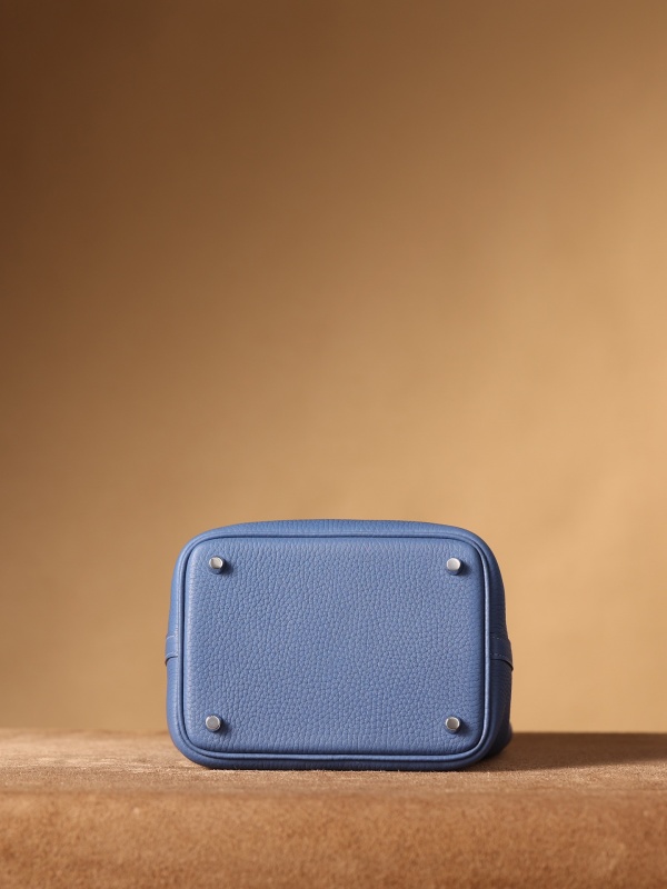 Hermes Picotin Lock 18 Blue Bag For Women, Women’s Handbags 7.1in/18cm