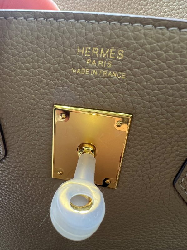 Hermes Birkin 30 Beton Togo Light Brown For Women 30cm / 11.8in
