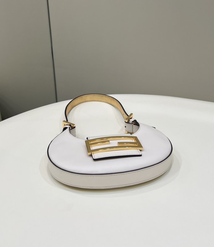 Fendi Cookie White For Women, Women’s Handbags, Shoulder Bags 7.4in/19cm FF 8BS065AAIWF0K7E