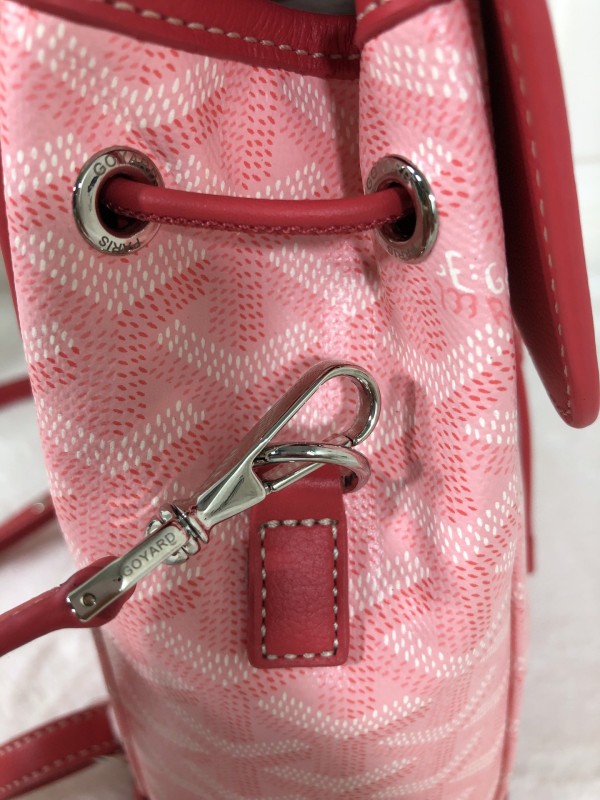 Goyard Alpin Mini Backpack Brown/Pink For Women‎ 9.1in/23cm ALPIN2MINTY33CL33P