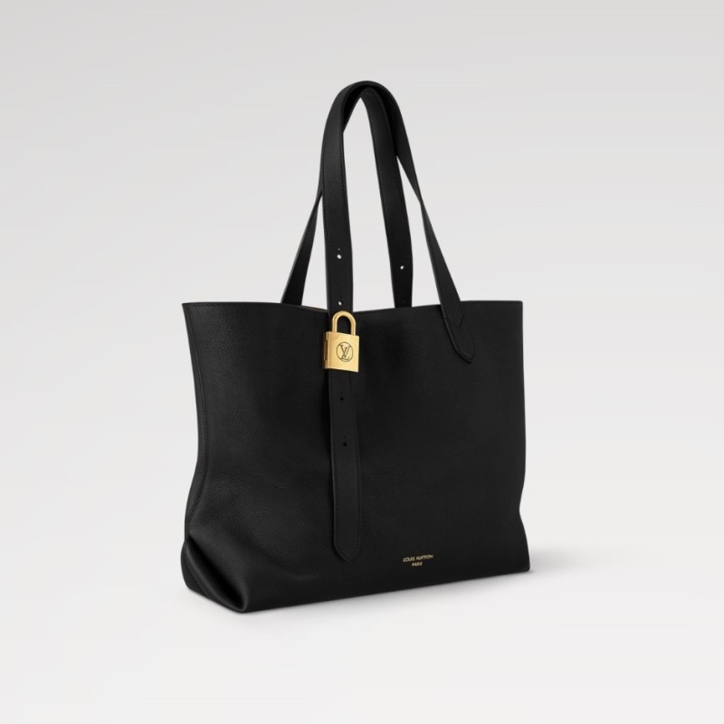 Louis Vuitton Low Key Cabas MM Bag Black For Women 18.5in/47cm M25341