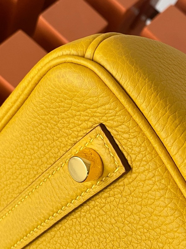Hermes Birkin Nata Swift Yellow For Women Gold Toned Hardware 10in/25cm