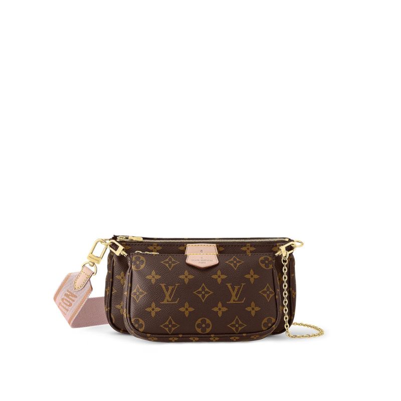 Louis Vuitton Multi Pochette Accessoires Monogram Canvas Brown For Women 9.4in/24cm LV M44840