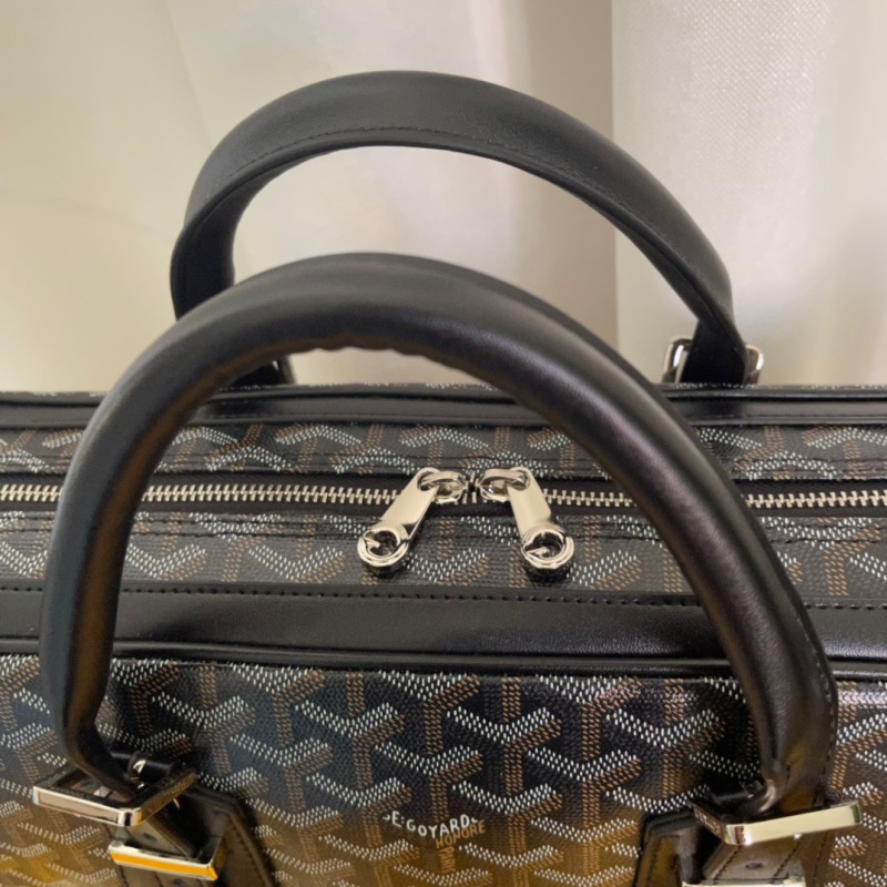 Goyard Ambassade MM Document Case Green/Grey/Black For Women‎ 16.1in/41cm AMBASSMMLTY01CL03P