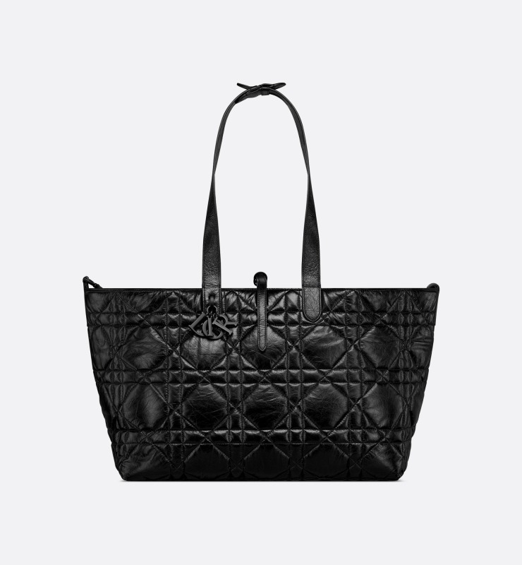 [True-to-ORIGINAL] Christian Dior Large Dior Toujours Bag Black For Women M2820SNIO_M900 – 37 Cm/ 14.5 Inches
