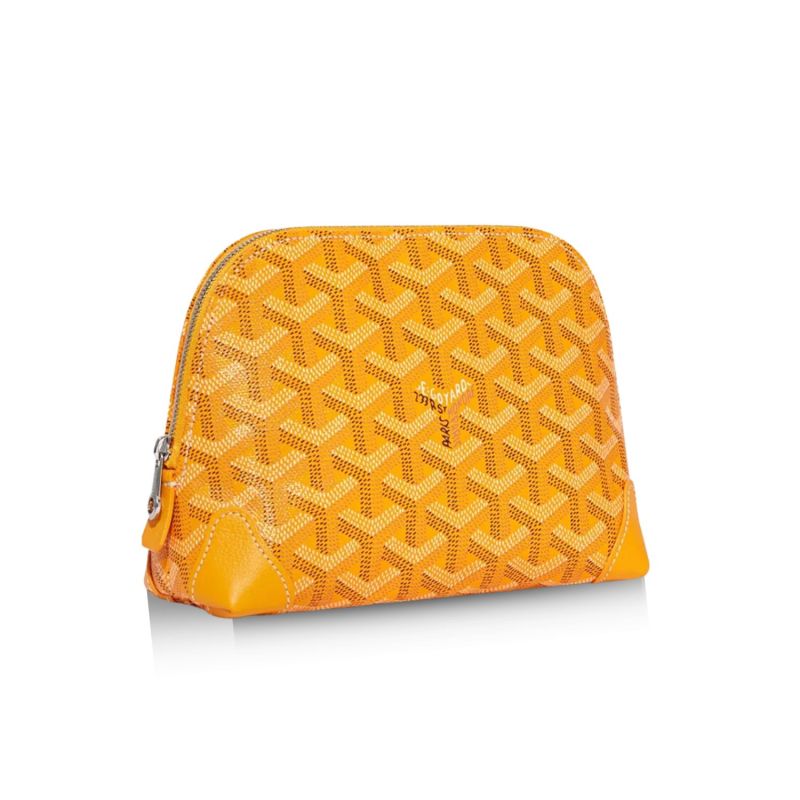 Goyard Vendôme Cosmetic Pouch Bag Yellow For Women‎ 5.3in/13.5cm VENDOTPMLTY08CL08P