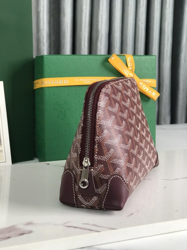 Goyard Vendôme Cosmetic Pouch Bag Burgundy For Women‎ 5.3in/13.5cm VENDOTPMLTY33CL33P