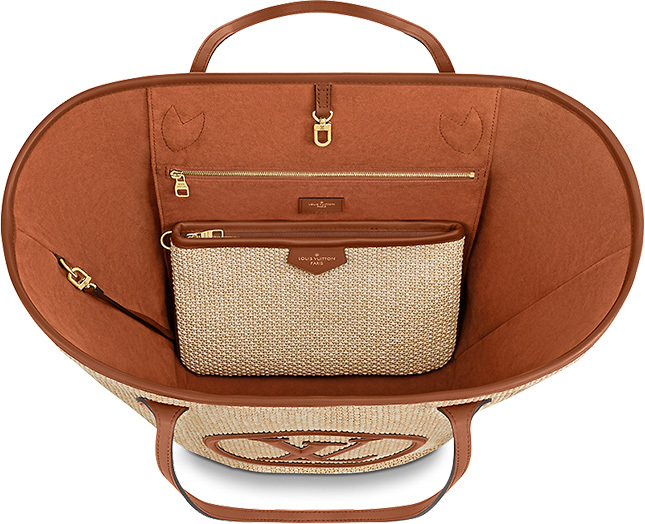 Louis Vuitton Saint Jacques Raffia Brown For Women 22.4in/57cm LV M59963
