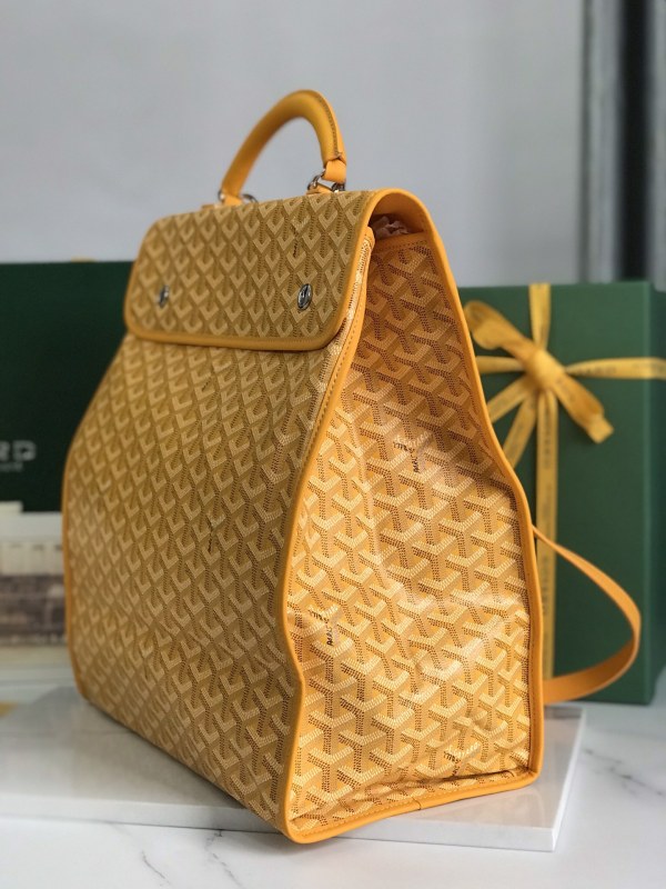 Goyard Saint Léger Backpack Yellow For Women‎ 14.6in/37cm STLEGEMMLTY08CG08P