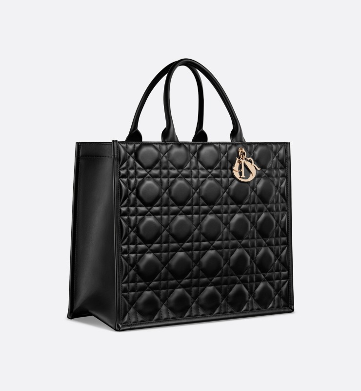 Christian Dior Large Dior Book Tote Bag Black For Women M1323OWHP_M900 – 41.5 Cm/ 16.5 Inches