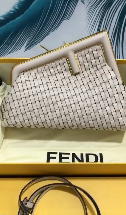 [True-to-ORIGINAL] Fendi First Small Bag Pink For Women 10in/26cm