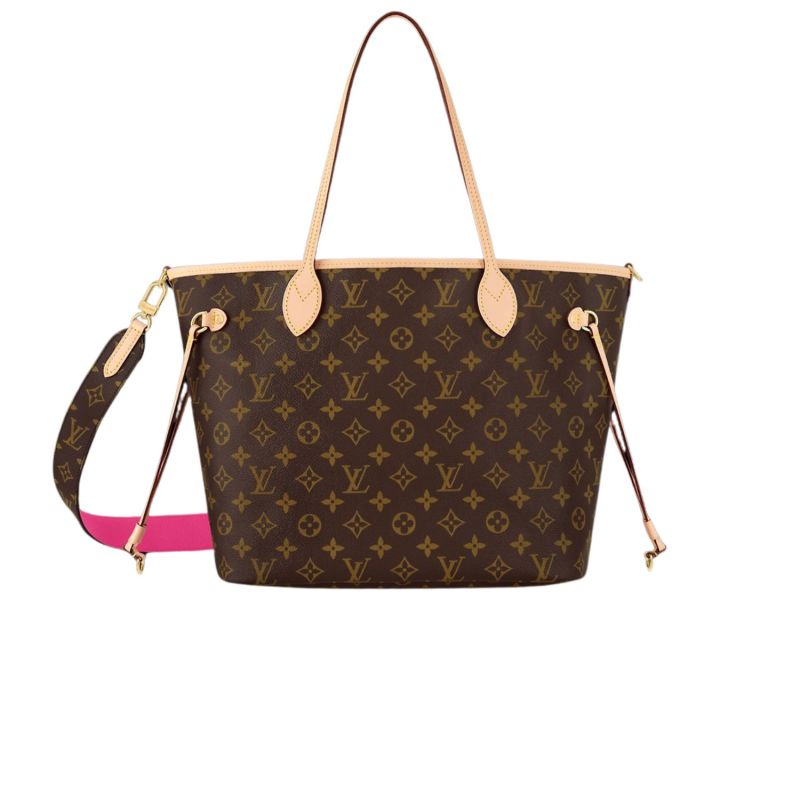 Louis Vuitton Neverfull Bandoulière Inside Out MM Rose For Women 31cm/12.2in – M12257