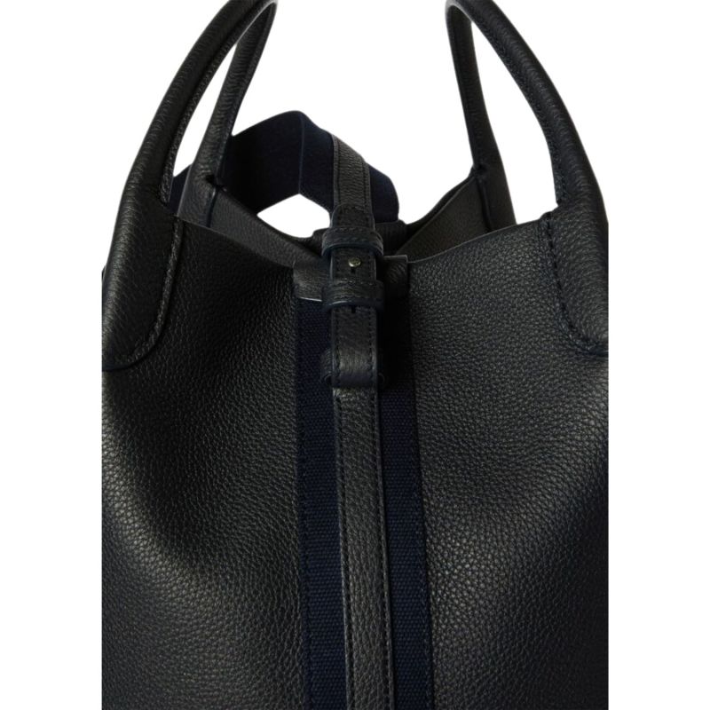 [True-to-ORIGINAL]Loro Piana Large Bale Bag Black For Women 9.5in/24cm FAM9875 W000