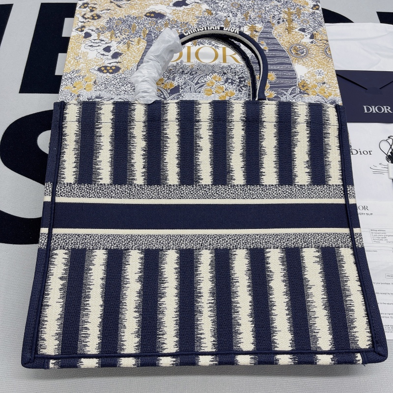 Christian Dior Large Dior Book Tote Blue, For Women, Women’s Handbags 16.5in/42cm CD