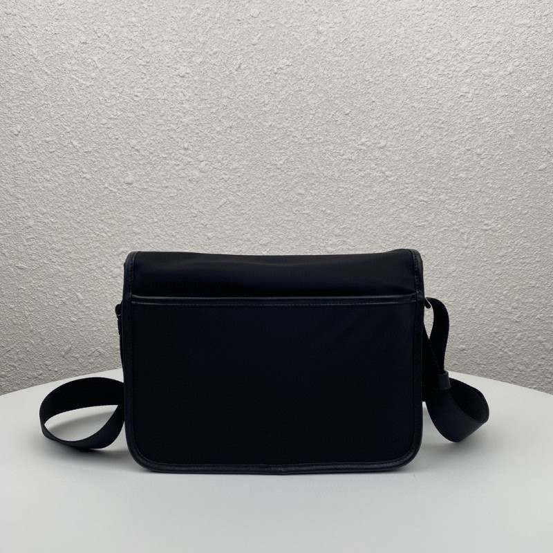 Prada Small Saffiano Shoulder Bag Black For Women 10.2 in / 26 cm