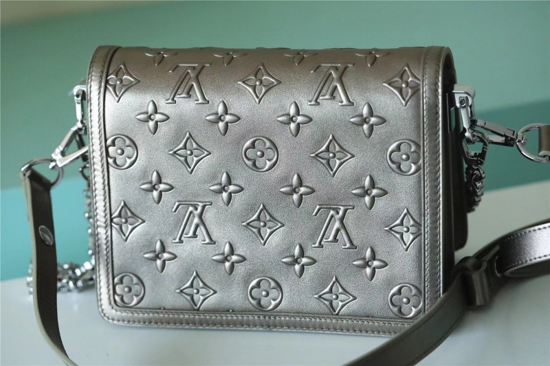 Louis Vuitton Mini Dauphine Silver For Women‎ 7.9in/20cm
