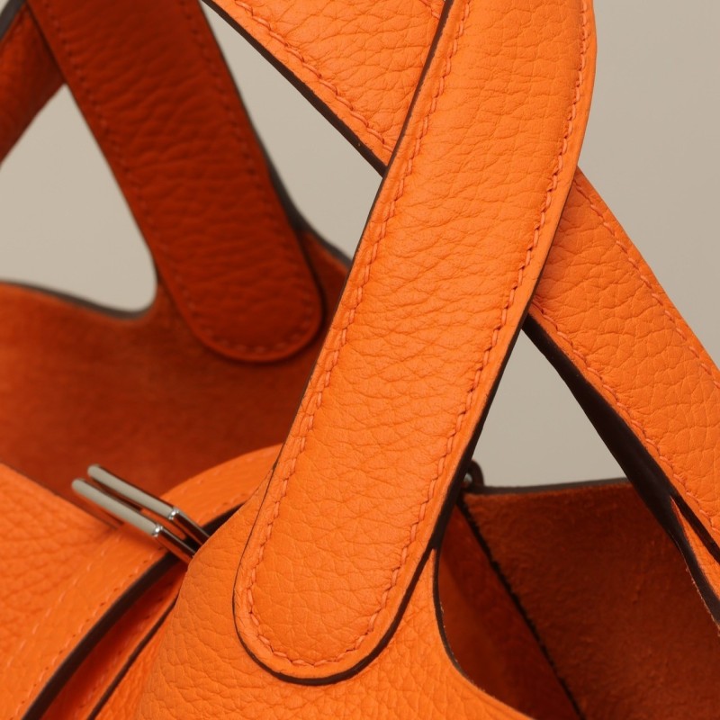 Hermes Picotin Lock 18 Bag Orange For Women 7.1in/18cm