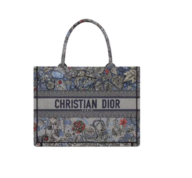 Dior Medium Dior Book Tote Denim Multicolor For Women 14in/36 cm M1296ZRZI_M49E