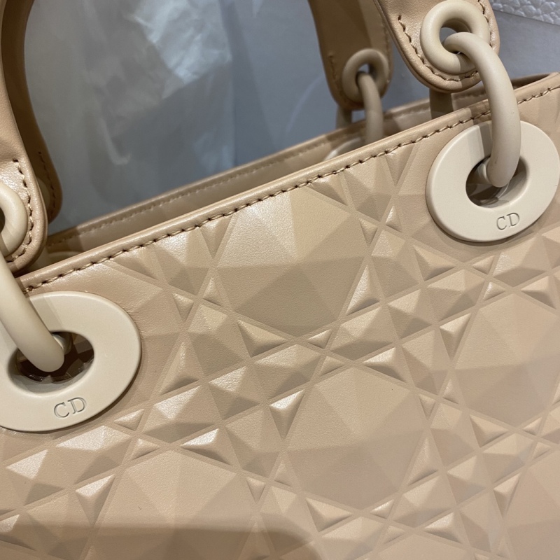 Dior Christian Dior Mini Lady Bag Beige For Women 6.5in/17cm