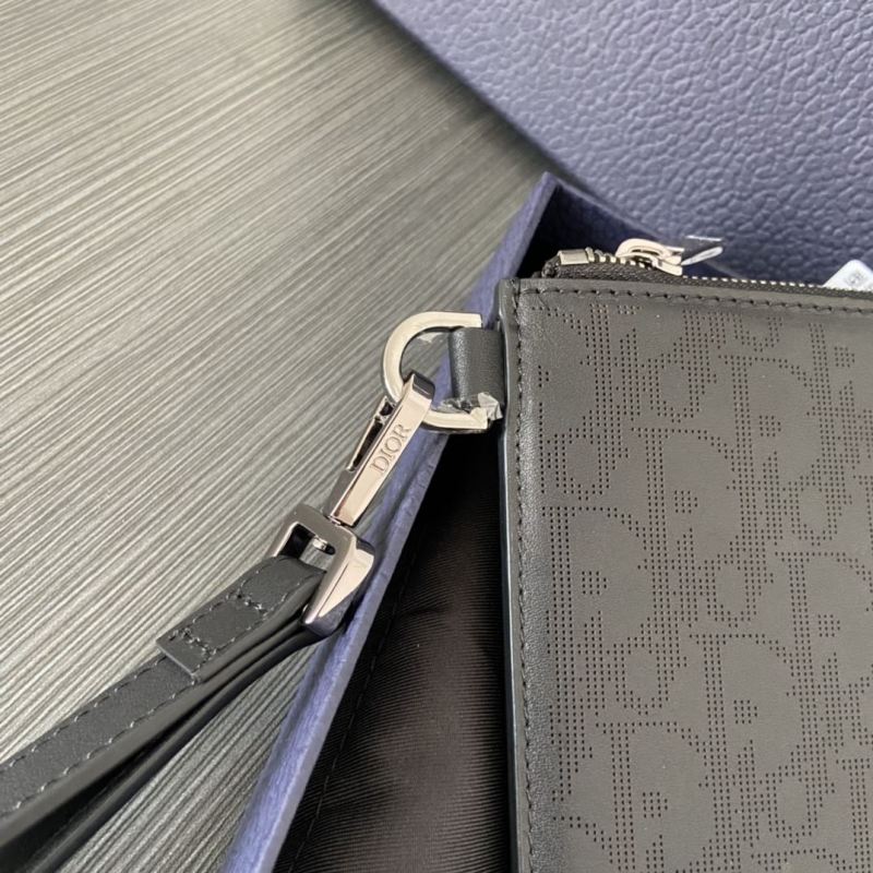 Dior Oblique Galaxy A5 Pouch Black For Women‎ 10.5 in/26.5cm CD 2ESCA338VPD_H03E