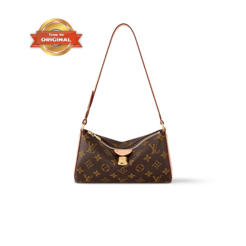 [True-to-ORIGINAL] Louis Vuitton Pochette Tirette Bag For Women M47123- 22 Cm/ 8.6 Inches