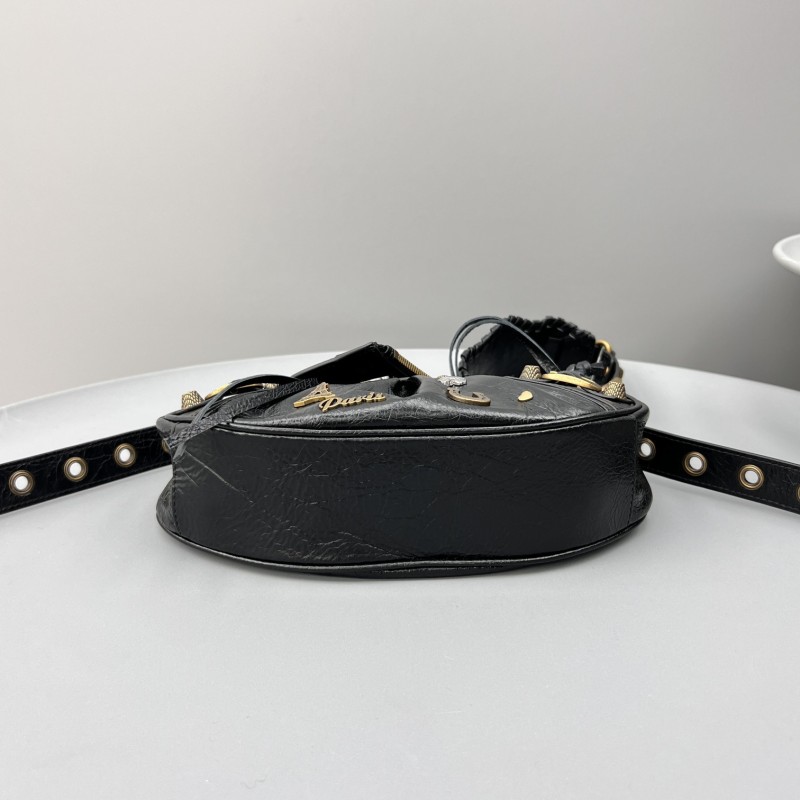 Balenciaga Le Cagole Shoulder Bag Black For Women‎ 10in25.5cm