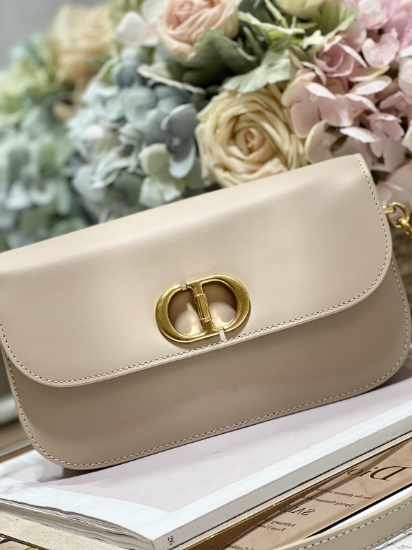 [True-to-ORIGINAL] Christian Dior 30 Montaigne Avenue Bag Beige For Women 9 in/ 22.5cm