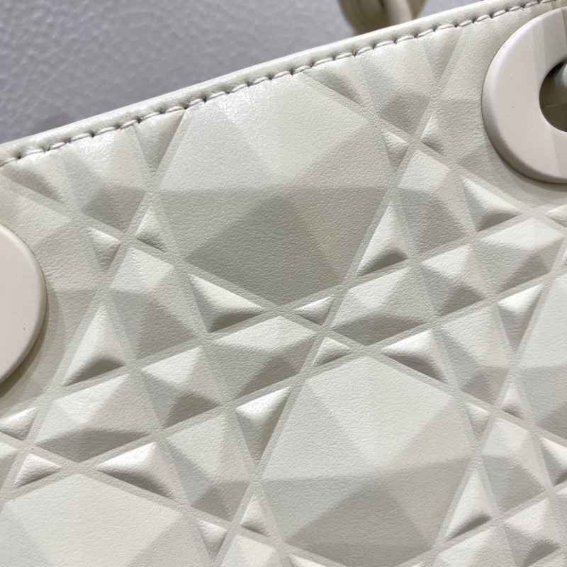 Dior Christian Dior Mini Lady Bag White For Women 6.5in/17cm