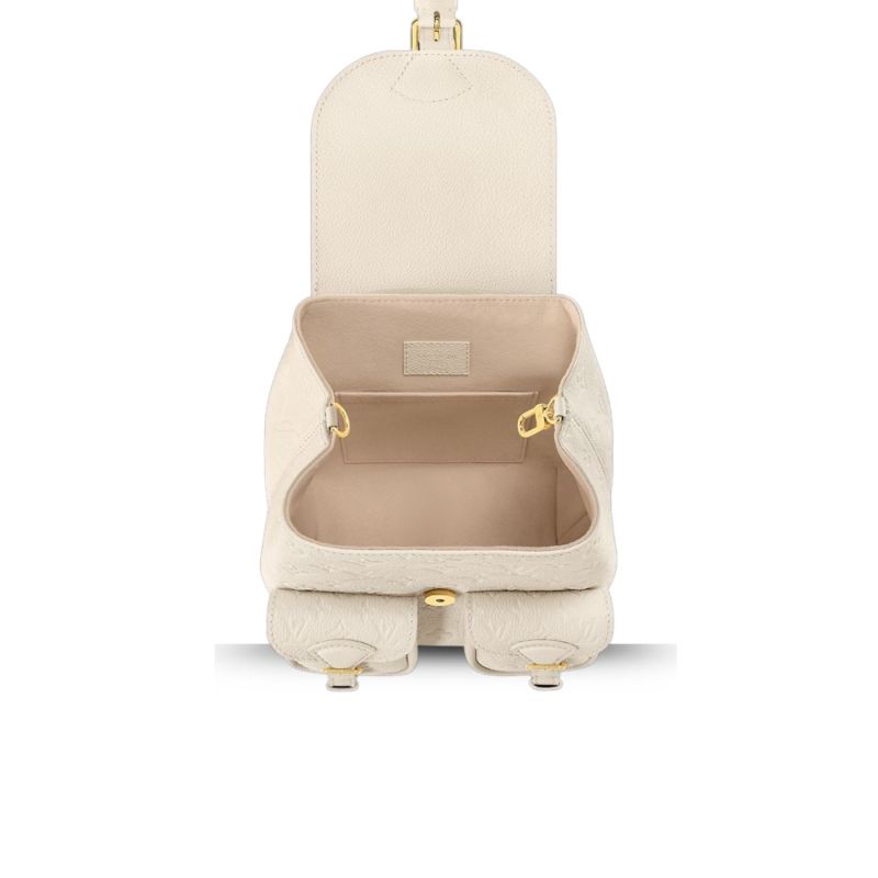 Louis Vuitton Backup Monogram Empreinte Cream For Women 20cm/7.9in M47106