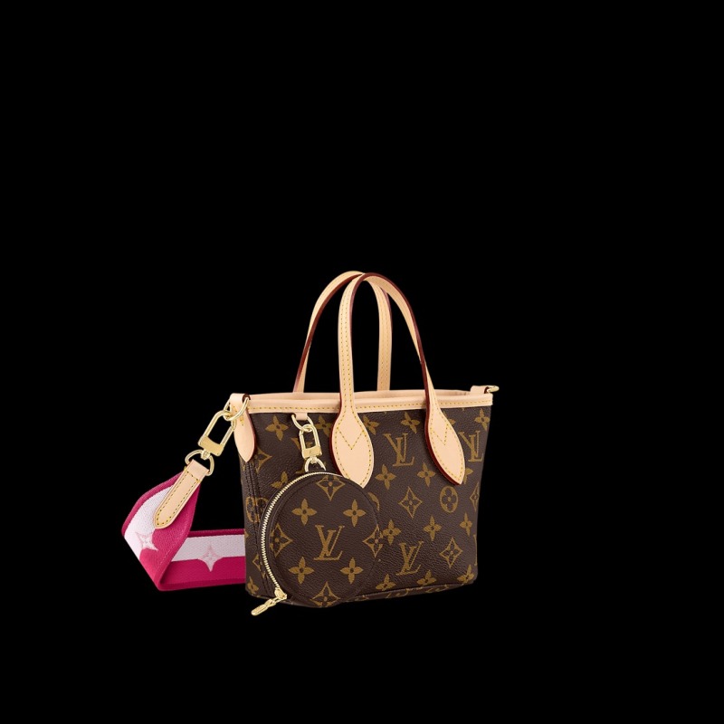 Louis Vuitton Neverfull BB Bag Pink Peony For Women M46786- 23.8 Cm/ 9.4 Inches