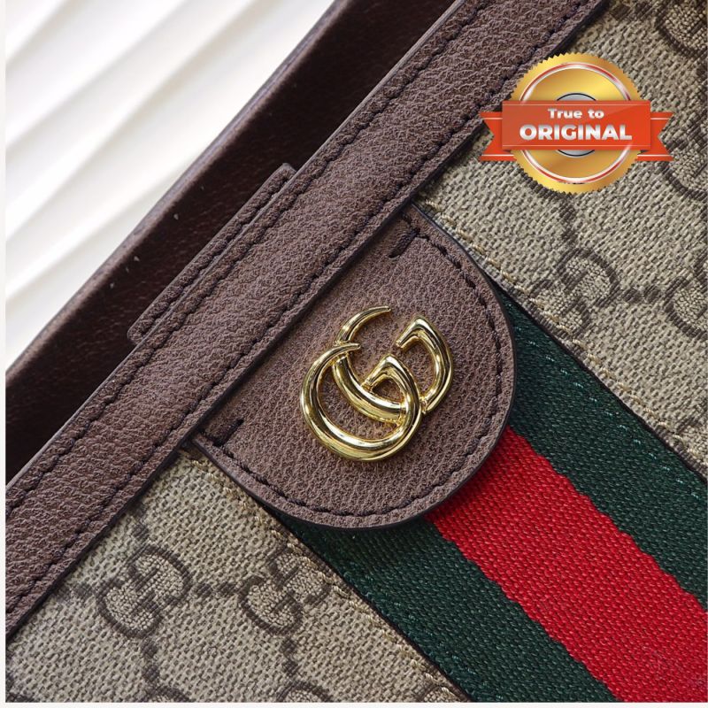 [True-to-ORIGINAL] Gucci Ophidia GG Medium Tote Bag Beige For Women 15in/38cm 631685 96IWB 8745