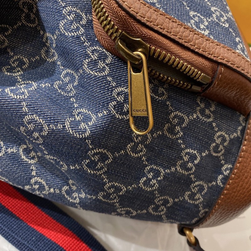 Gucci Backpack With Interlocking G Blue For Women, Women’s Bags 11.8in/30cm GG