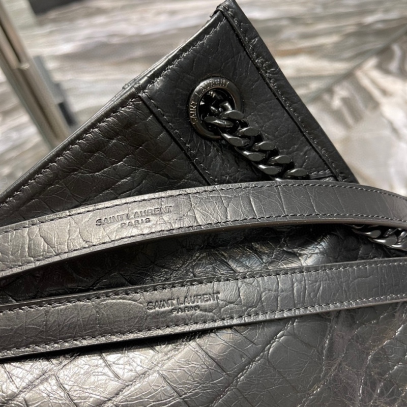 Saint Laurent Niki Medium Shopping Bag Black/Beige For Women‎ 12.9in/33cm