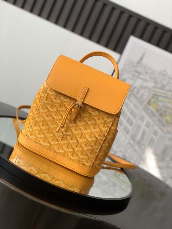 Goyard Alpin Mini Backpack Yellow For Women‎ 9.1in/23cm ALPIN2MINTY08CL08P