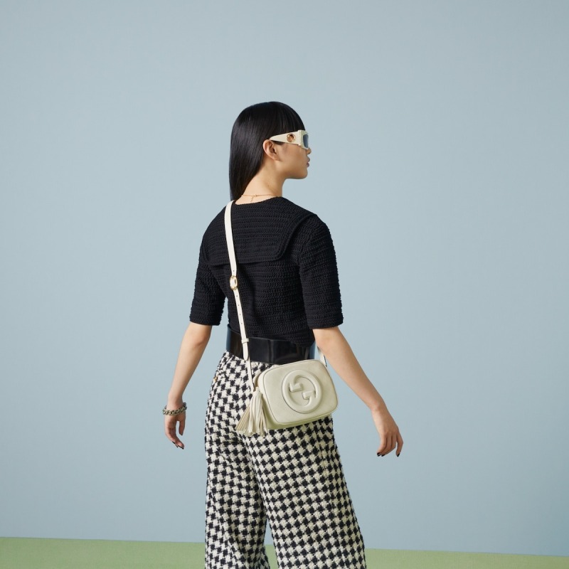 [True-to-ORIGINAL]Gucci Blondie Small Shoulder Bag White For Women ‎‎‎742360 1IV0G 9022 – 21 Cm/ 8.3 Inches